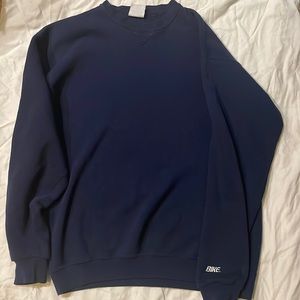 Blue sweatshirt